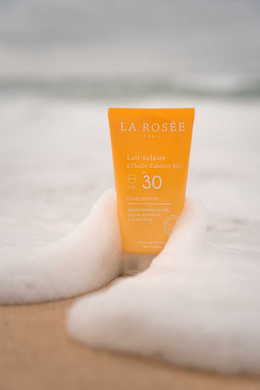 Photographie de campagne pour La rosée marque beauté par Marie Dehayes
