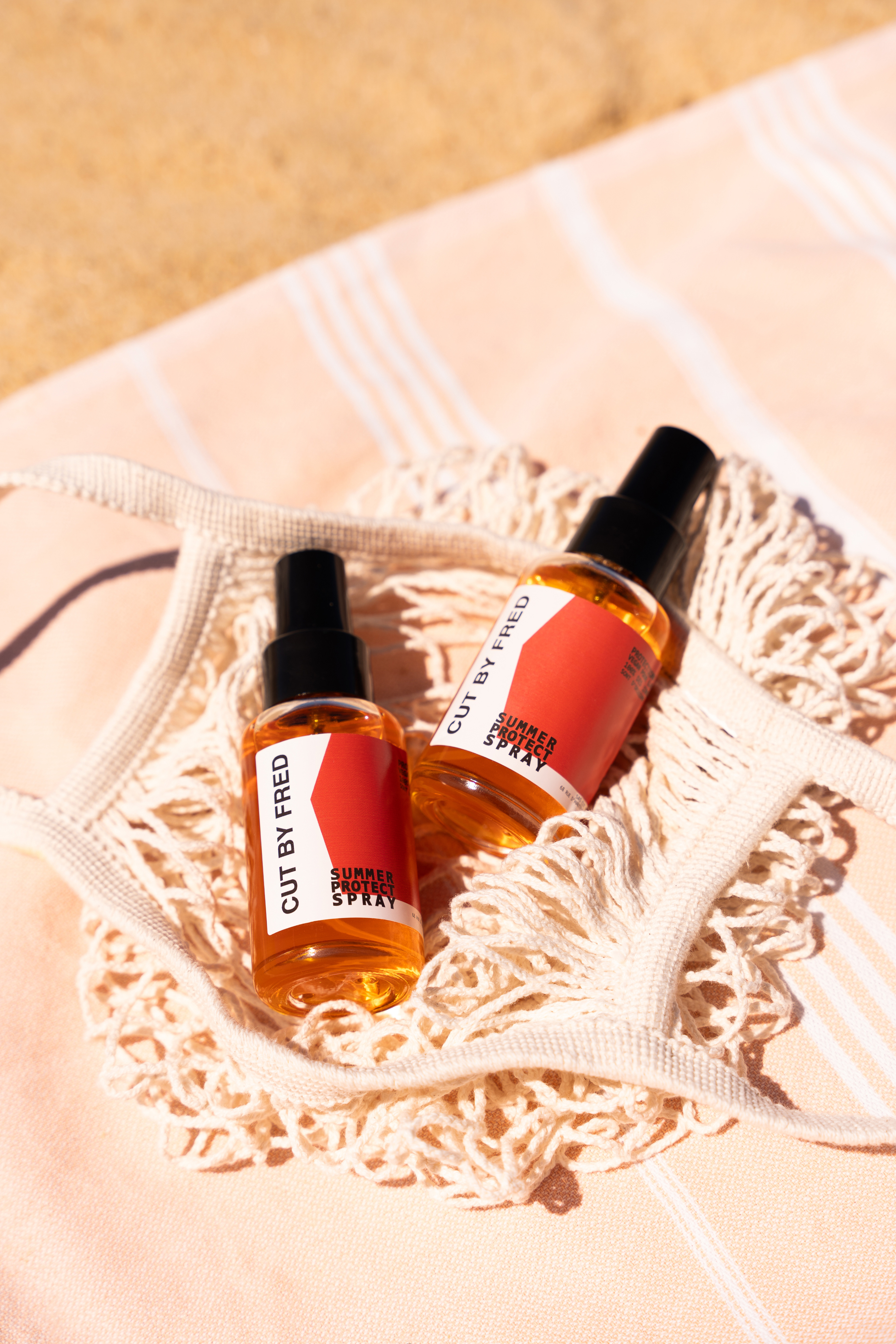 Photographie de campagne pour Cut by Fred marque beauté par Marie Dehayes